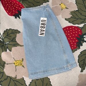 Urban Outfitters Sky Blue A-Line Skirt